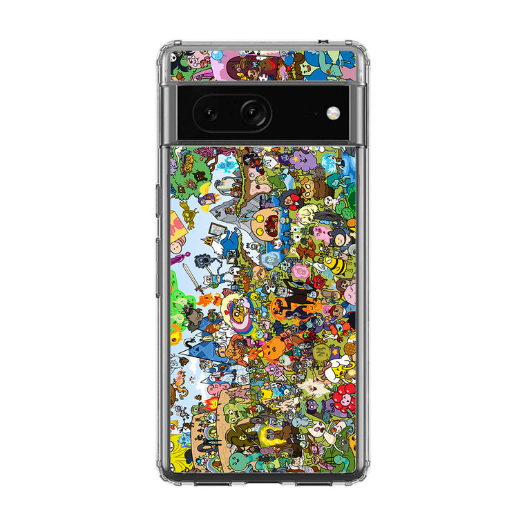 Adventure Time All Character Google Pixel 7A Case