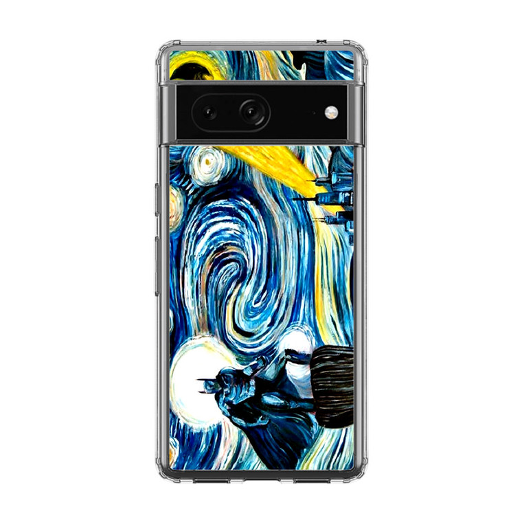 Batman Van Gogh Starry Night Google Pixel 7A Case