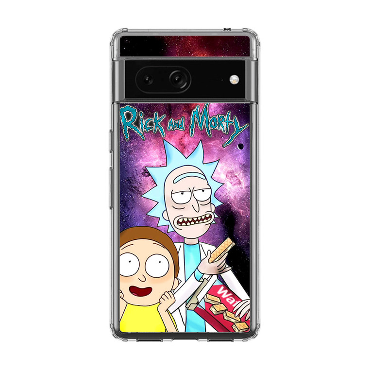 Rick and Morty Nebula Space Google Pixel 7A Case