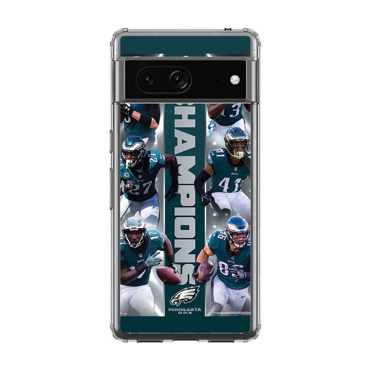 Philadelphia Eagles Super Bowl Google Pixel 7A Case