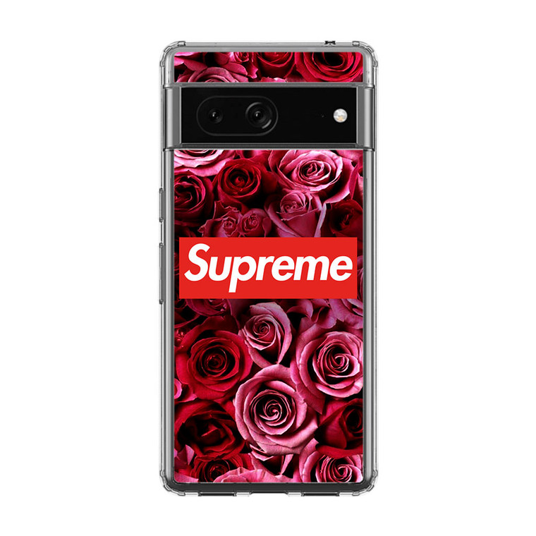 Supreme In Roses Google Pixel 7A Case