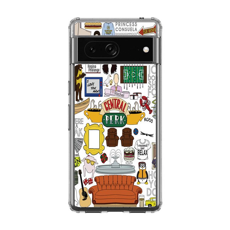 Friends Tv Show Central Perk Google Pixel 7A Case