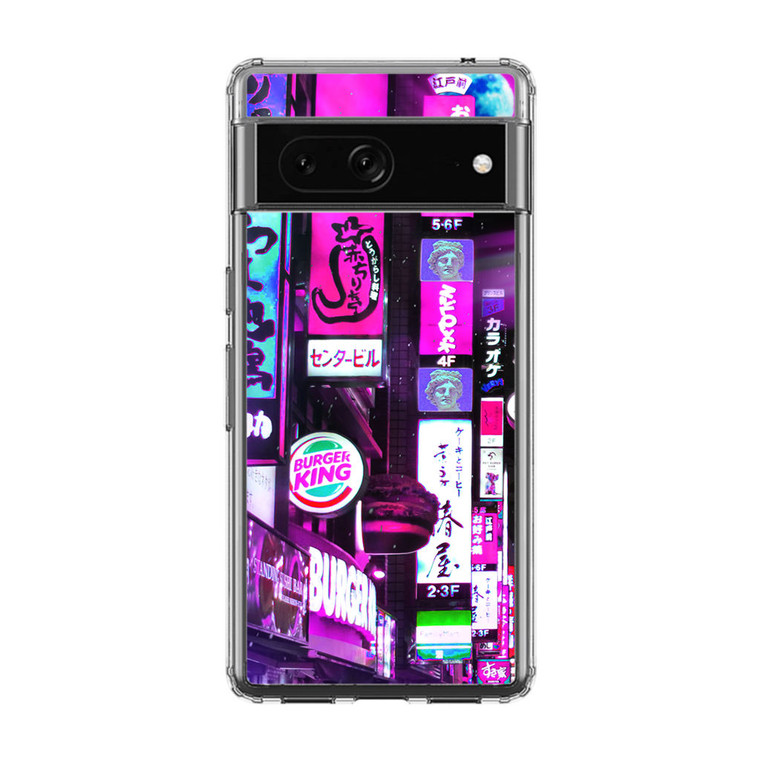 Vaporwave Google Pixel 7A Case