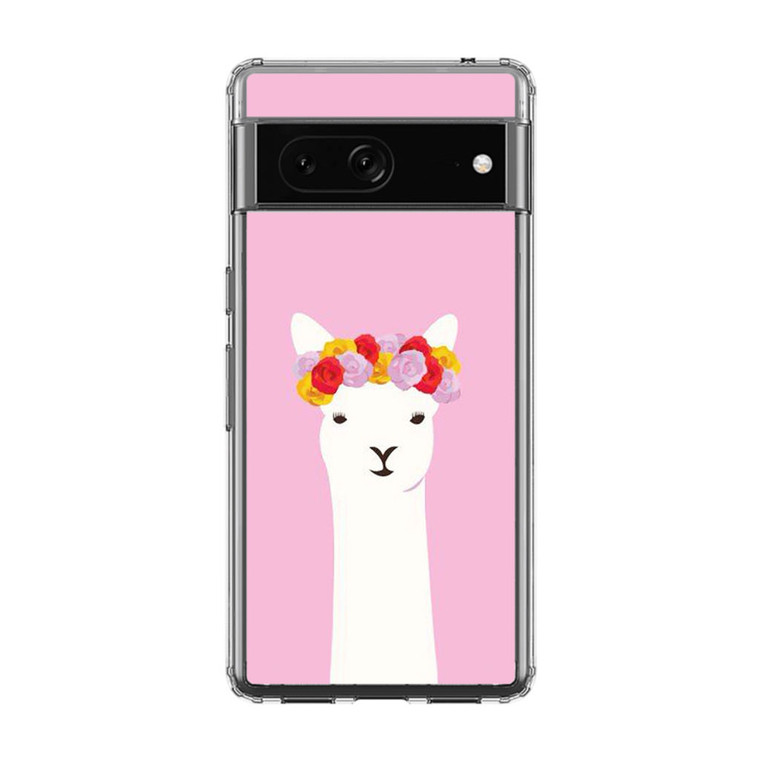 Llama Pink Google Pixel 7A Case