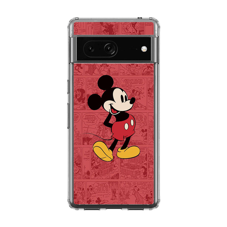Mickey Mouse Black Google Pixel 7A Case