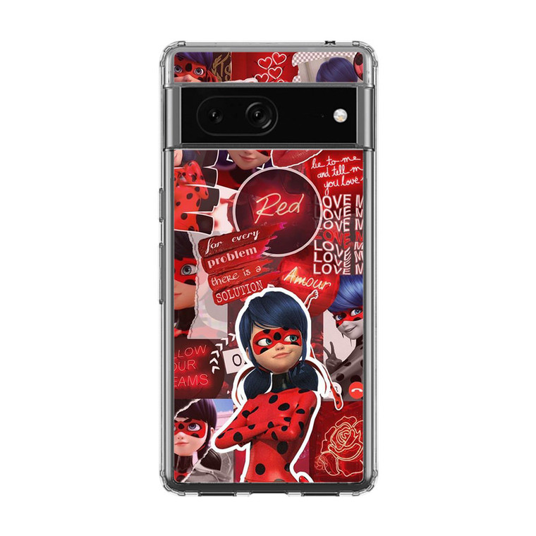 LadyBug Collage Google Pixel 7A Case