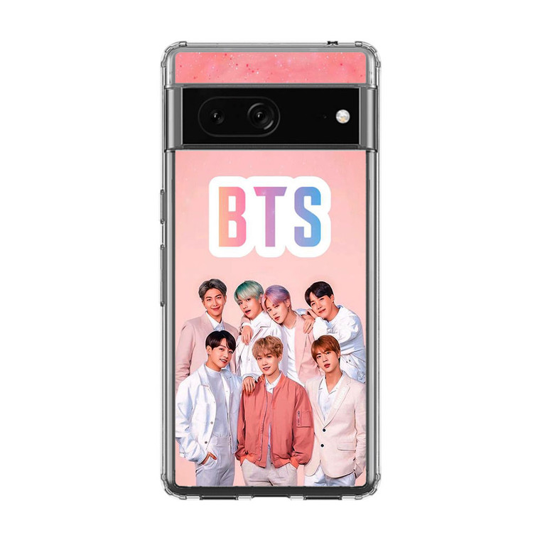 BTS Member in Pink Google Pixel 7A Case