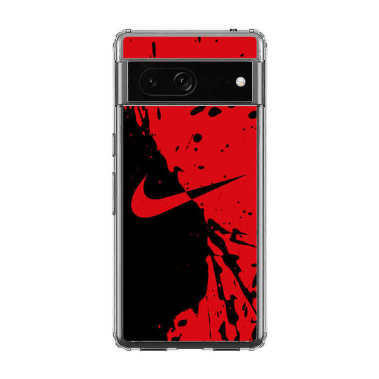 Nike Red and Black Google Pixel 7A Case