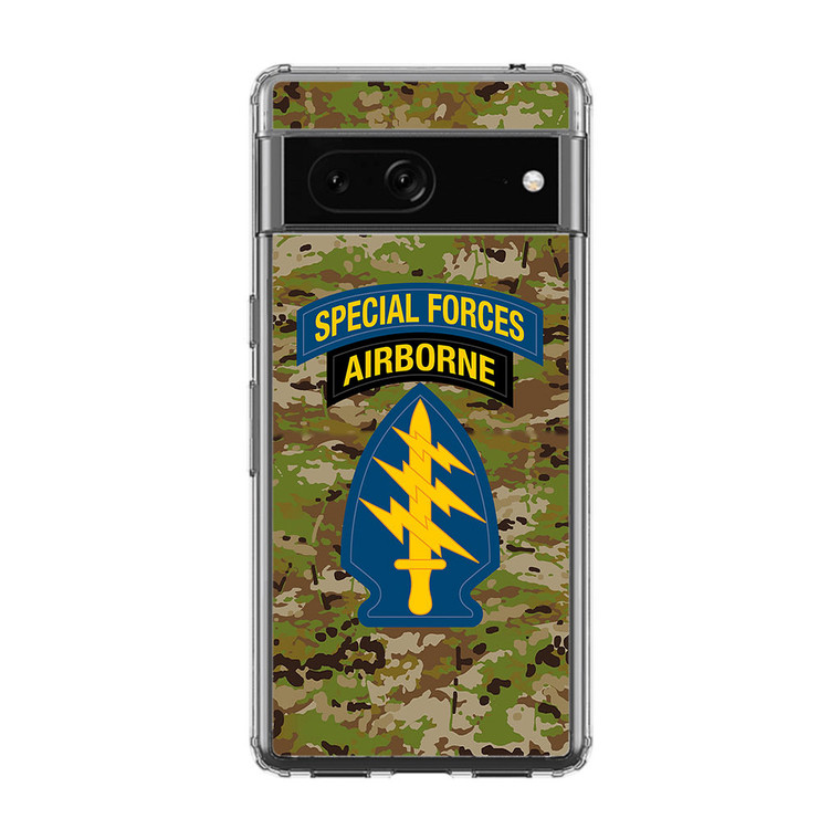 Camouflage Special Forces Airbone Military Google Pixel 7A Case