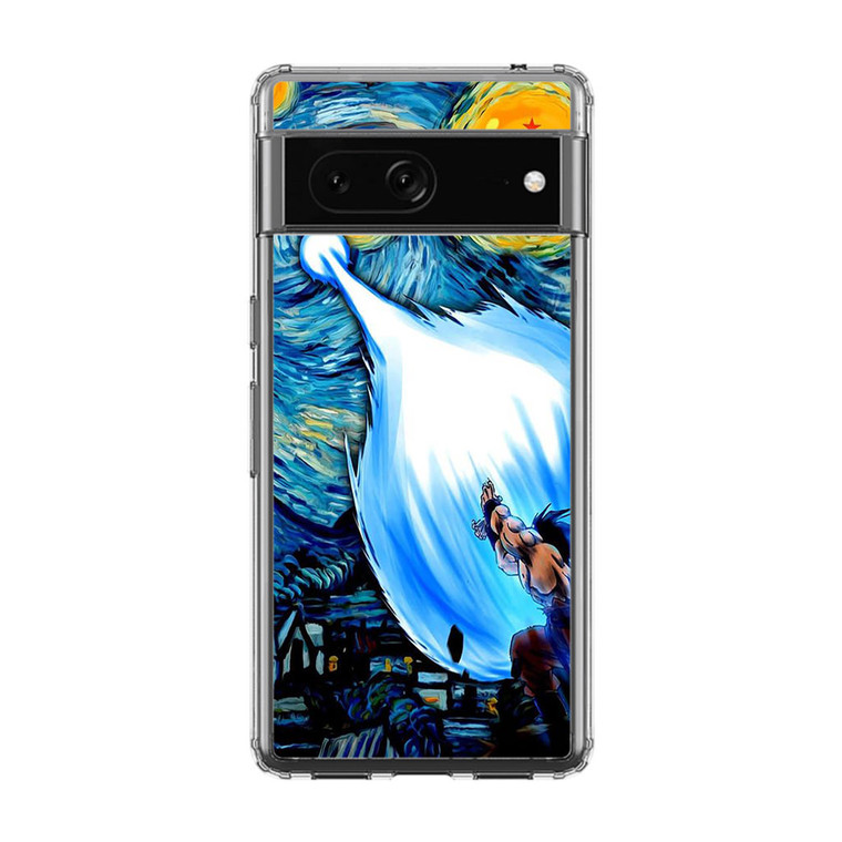 Dragon Ball Goku Kamehameha in Starry Night Google Pixel 7A Case