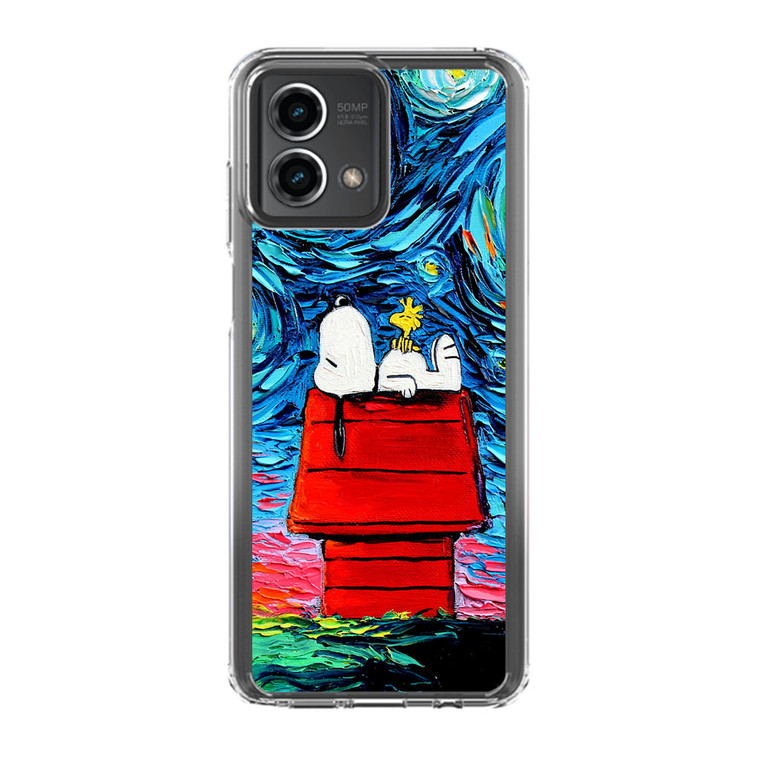 Snoopy Starry Night Van Gogh Motorola Moto G Stylus 5G (2023) Case