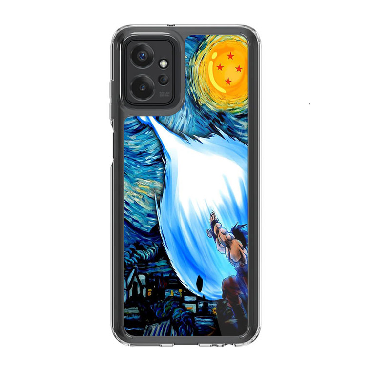 Dragon Ball Goku Kamehameha in Starry Night Motorola Moto G Power 5G (2023) Case