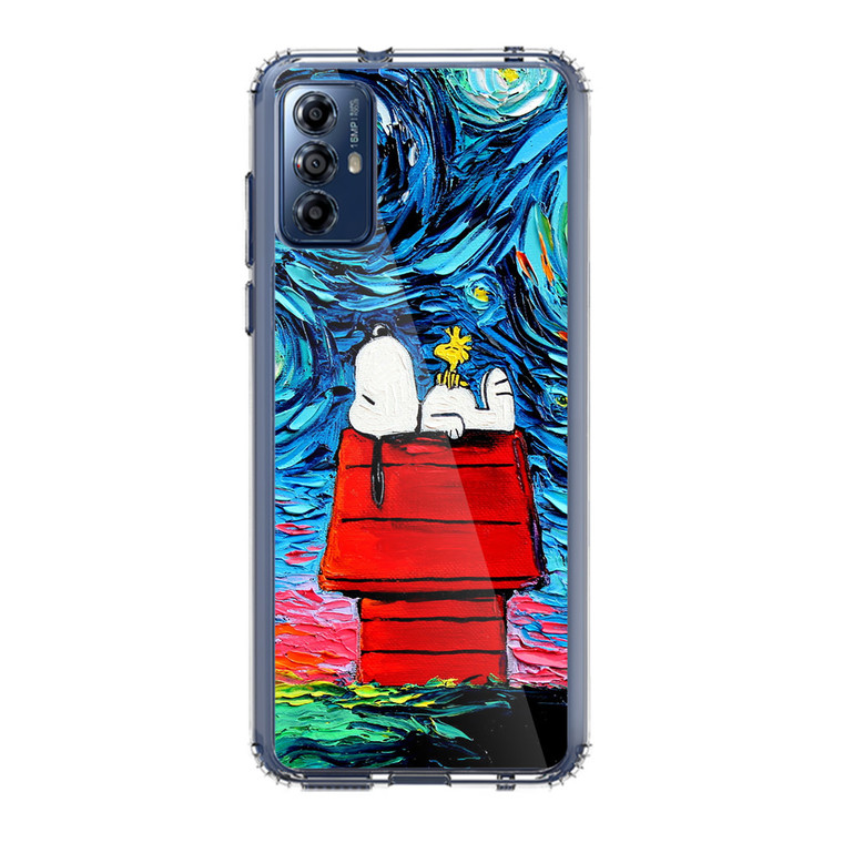 Snoopy Starry Night Van Gogh Motorola Moto G Play (2023) Case