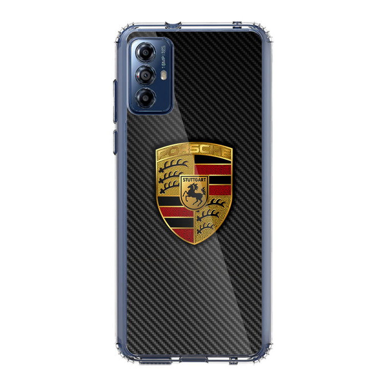 Carbon Porsche Logo Motorola Moto G Play (2023) Case