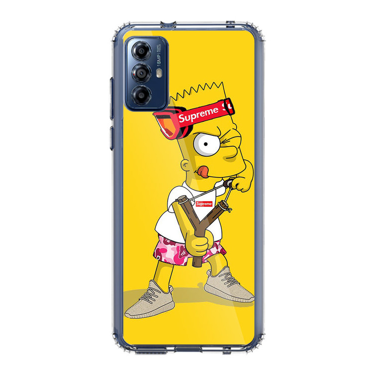 Explore Bart Simpson Supreme Motorola Moto G Play (2023) Case