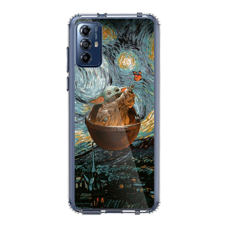 Babby Yoda Starry Night Motorola Moto G Play (2023) Case