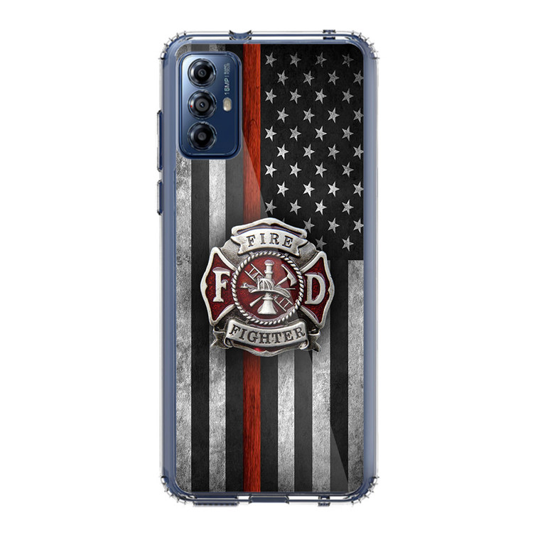 Fire Fighter Fire Rescue Department Motorola Moto G Play (2023) Case