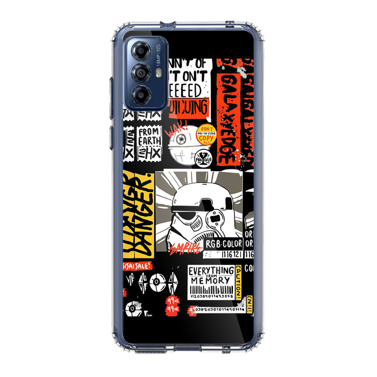 Star Wars Stiker Motorola Moto G Play (2023) Case