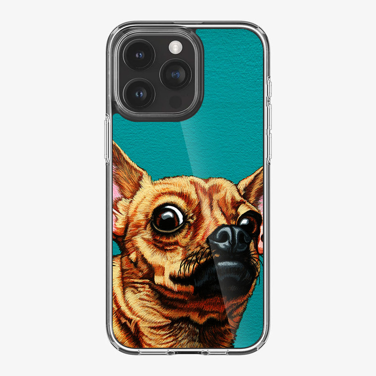 Chihuahua Painting iPhone 15 Pro Max Case
