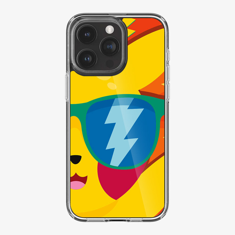 Electric Pikachu iPhone 15 Pro Max Case