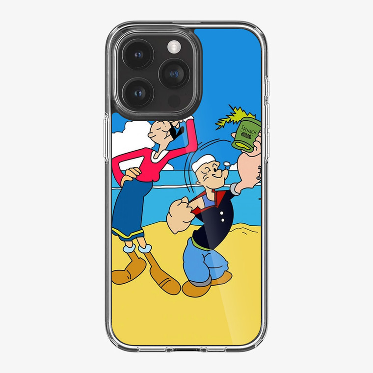 Popeye Cartoon iPhone 15 Pro Max Case