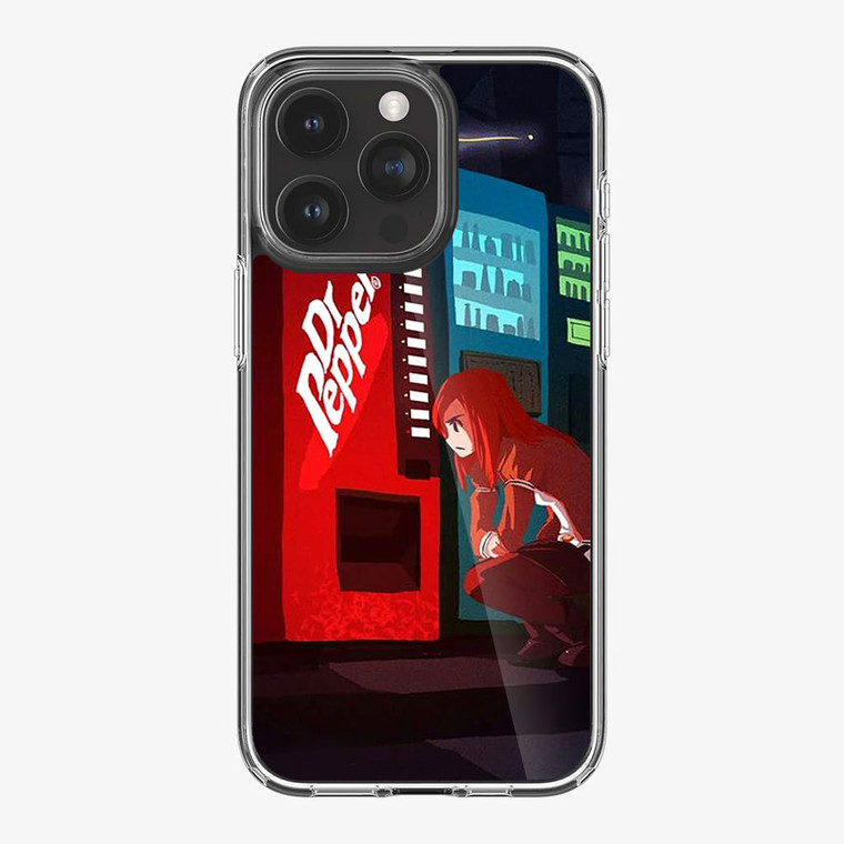 Makise Kurisu Dr Pepper Machine iPhone 15 Pro Max Case