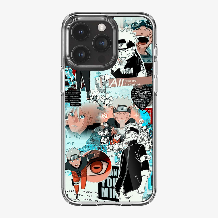 Naruto Collage iPhone 15 Pro Max Case