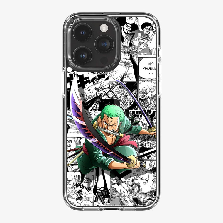 One Piece Roronoa Zoro  Sanzen Daisen Sekai iPhone 15 Pro Max Case