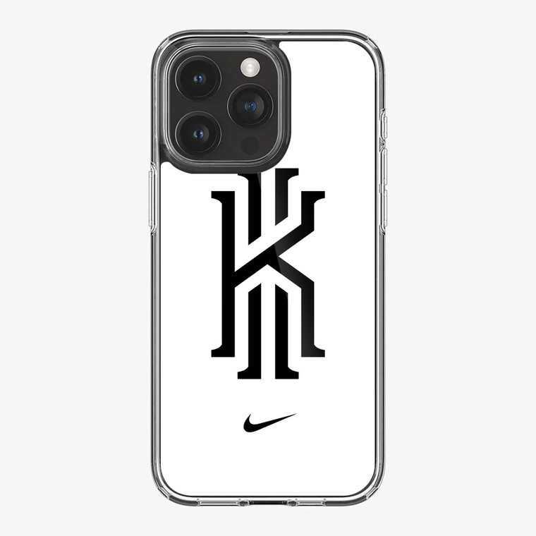 Kyrie Irving Nike Logo White1 iPhone 15 Pro Max Case