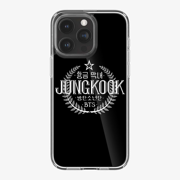 BTS Jungkook Logo iPhone 15 Pro Case