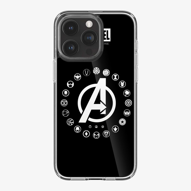 Marvel Universe Logo iPhone 15 Pro Case