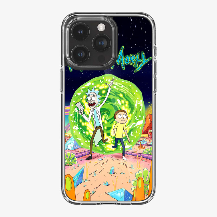 Rick and Morty Poster iPhone 15 Pro Case