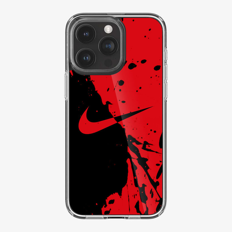 Nike Red and Black iPhone 15 Pro Case