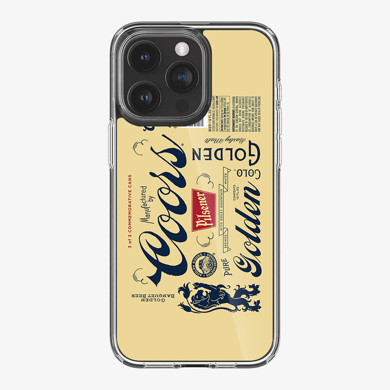 Coors Pilsener iPhone 15 Pro Case