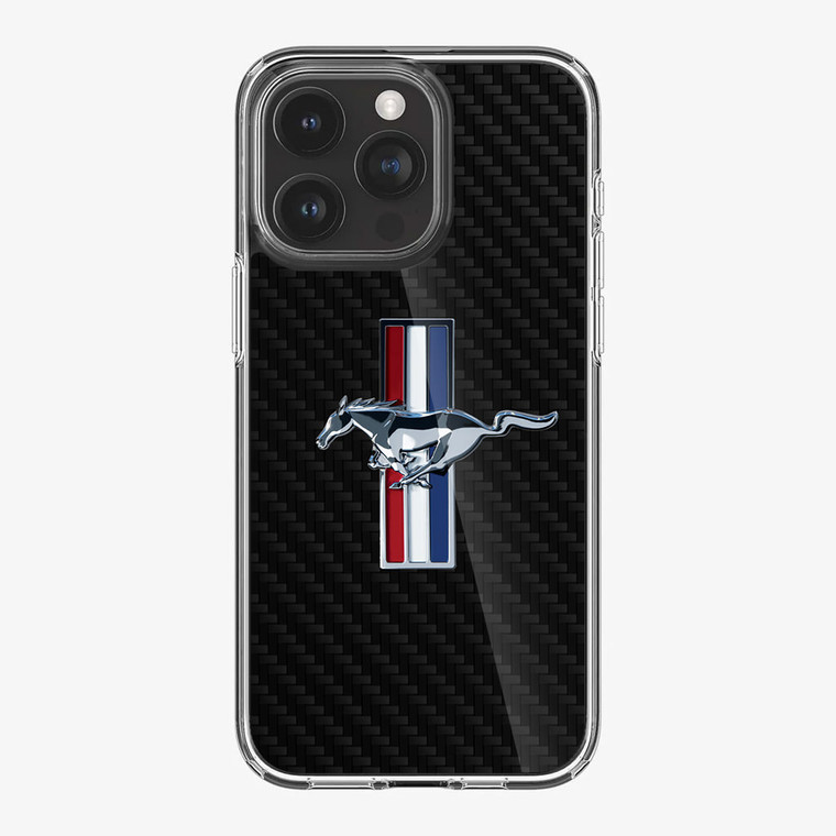 Ford Mustang GT Carbon Fibre iPhone 15 Pro Case