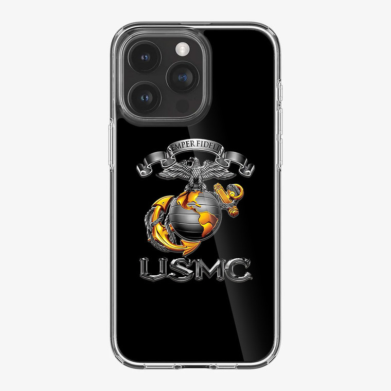 Military USMC Semper Fidelis iPhone 15 Pro Case