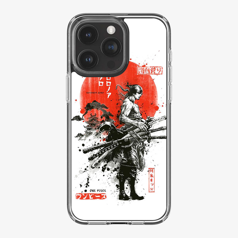 One Piece Zoro Samsurai iPhone 15 Pro Case
