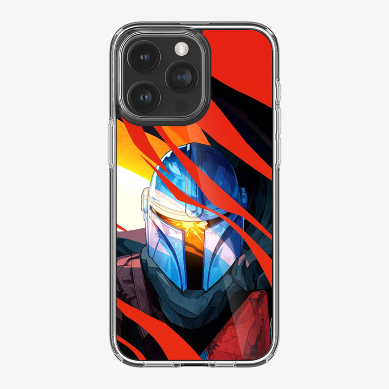 The Mandalorian Cartoon iPhone 15 Pro Case