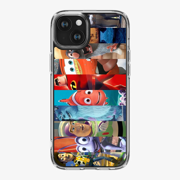 All Characters Pixar iPhone 15 Plus Case