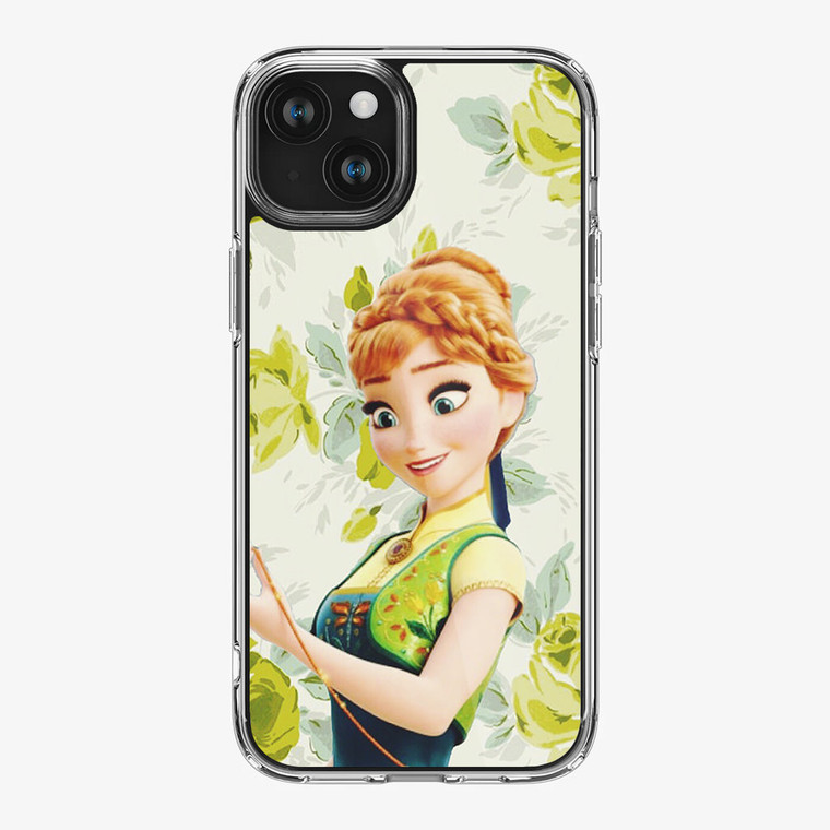 Frozen Anna Flowers iPhone 15 Plus Case
