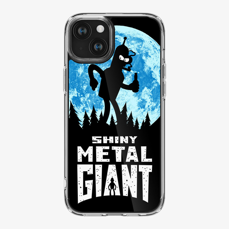 Shiny Metal Giant iPhone 15 Plus Case