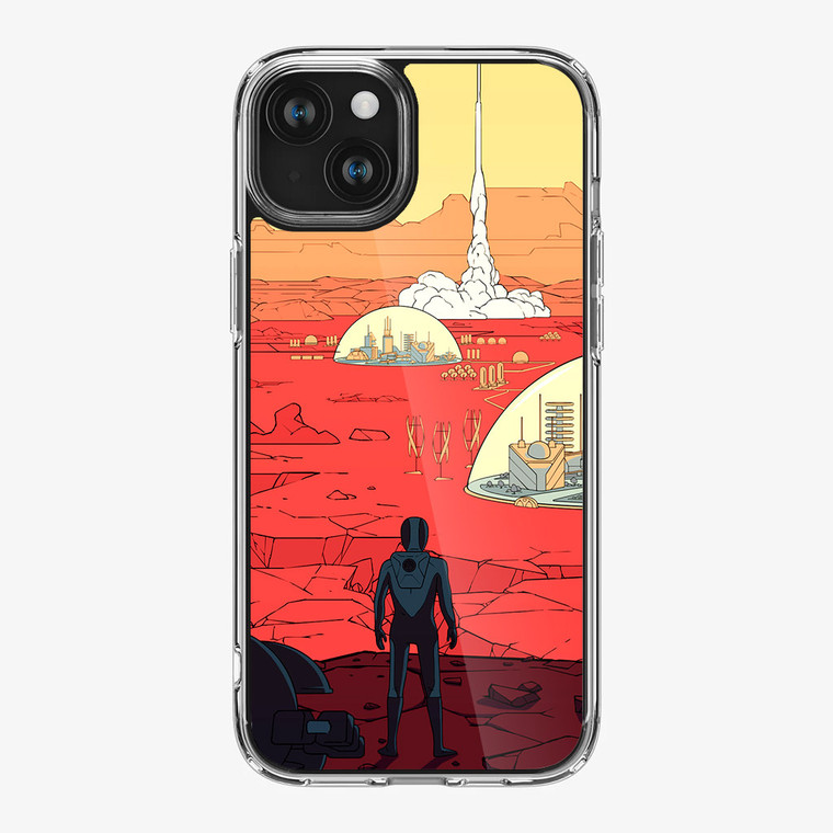 Surviving Mars Game iPhone 15 Plus Case