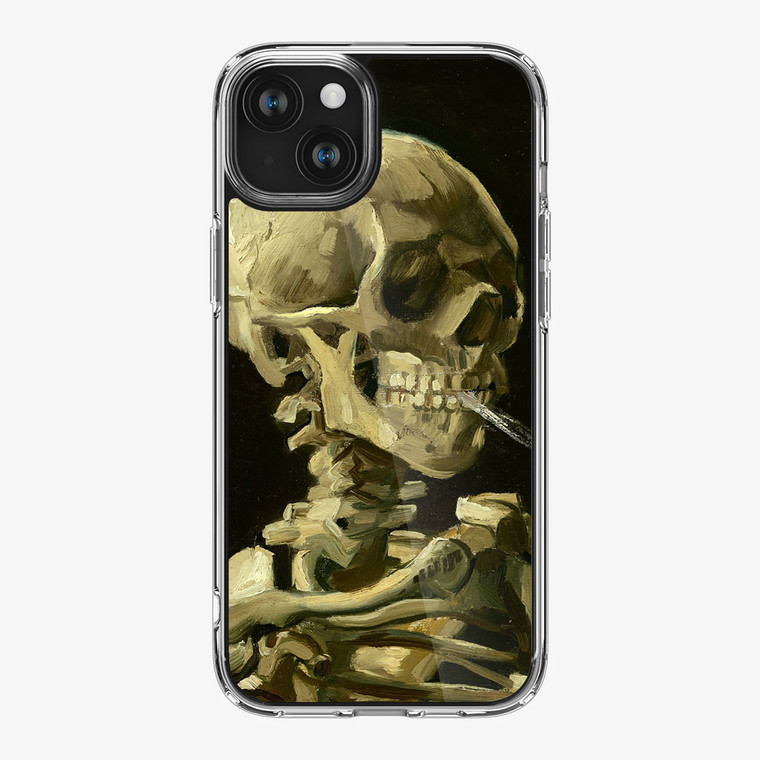 Van Gogh skeleton iPhone 15 Plus Case