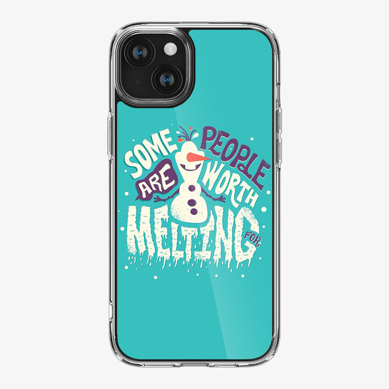 Disney Frozen Melting iPhone 15 Plus Case