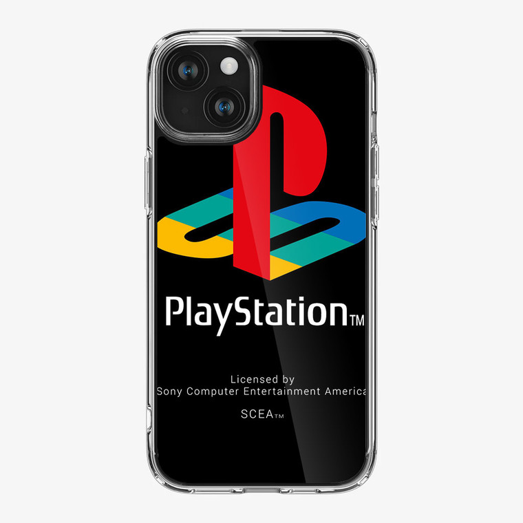 Playstation Old Loading iPhone 15 Plus Case