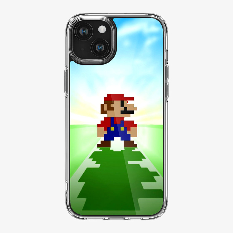 Super Mario Bros Minecraft iPhone 15 Plus Case