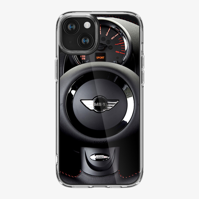 Mini Cooper Steering Wheels iPhone 15 Plus Case
