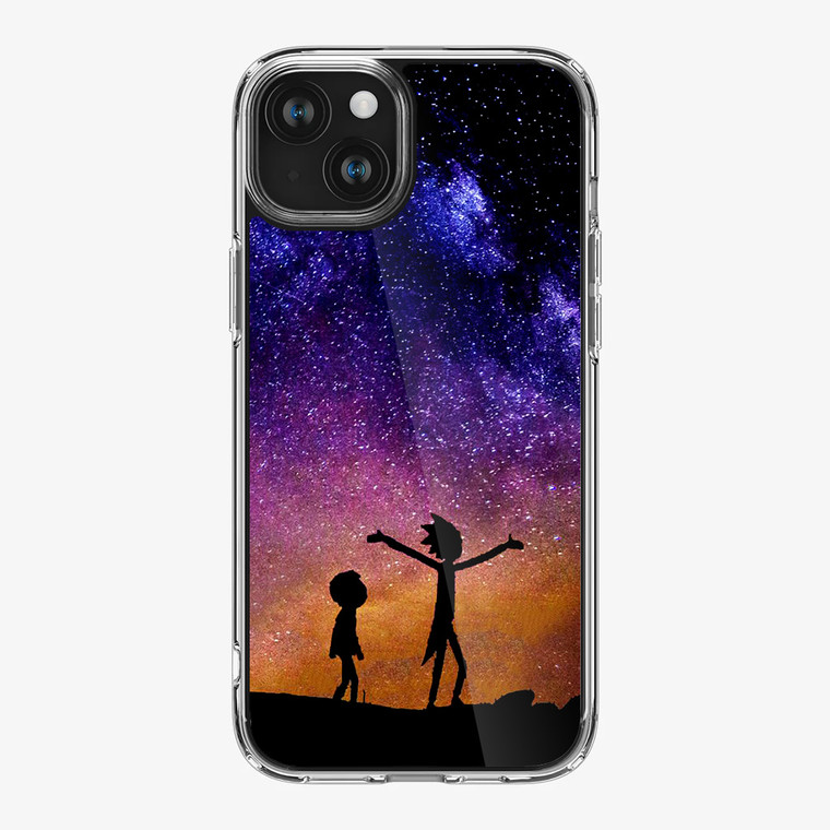 Rick and Morty Space Nebula iPhone 15 Plus Case
