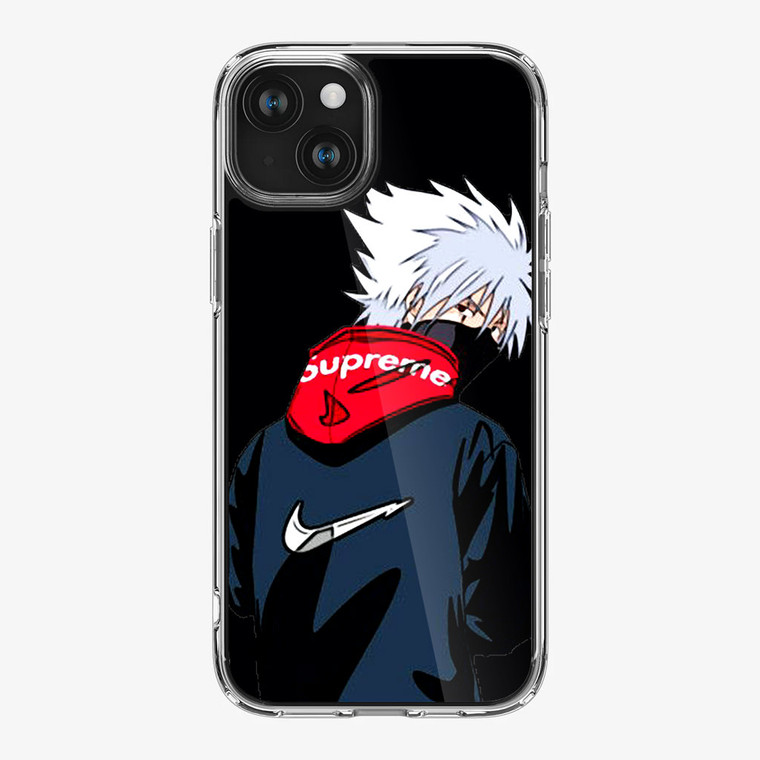 Supreme Kakashi Naruto iPhone 15 Plus Case