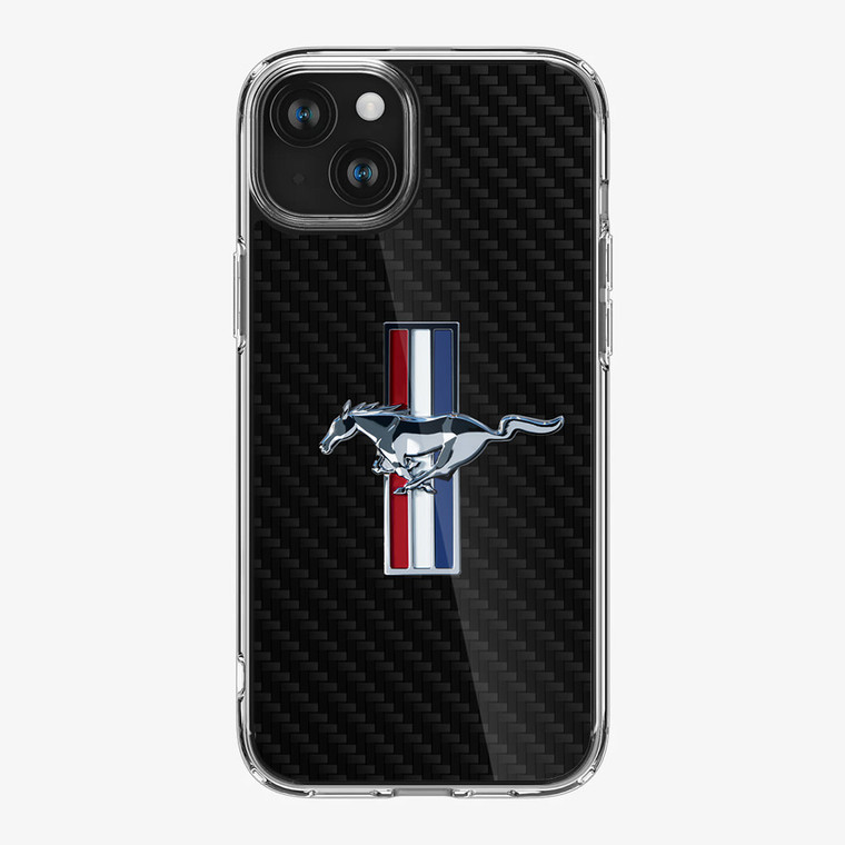 Ford Mustang GT Carbon Fibre iPhone 15 Plus Case